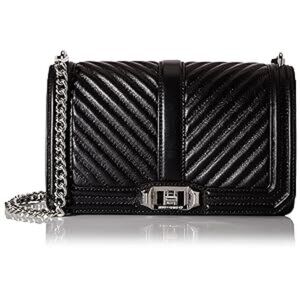 Rebecca Minkoff Chevron Ladies Medium Leather Crossbody Handbag HSP7ECQX08